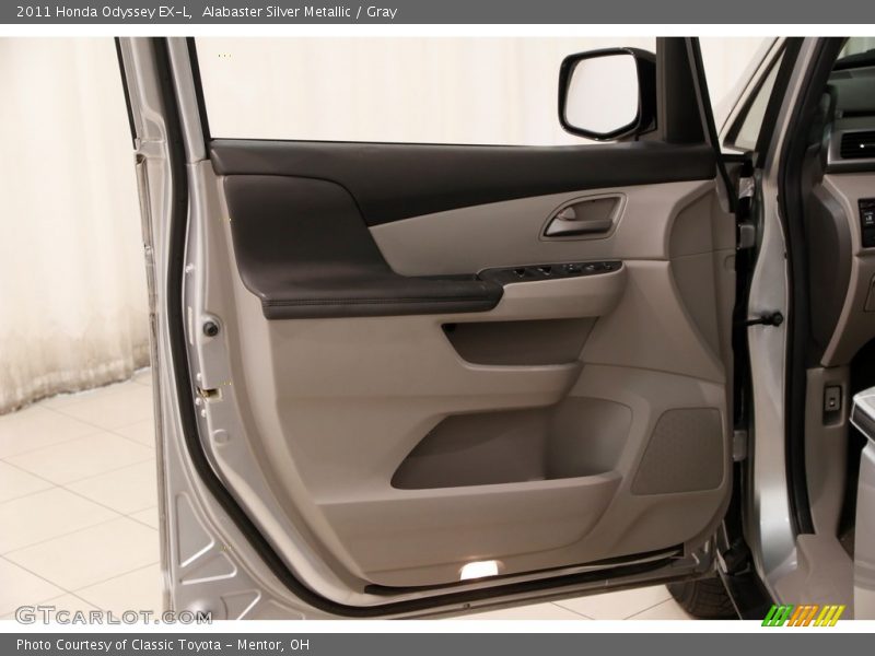 Alabaster Silver Metallic / Gray 2011 Honda Odyssey EX-L