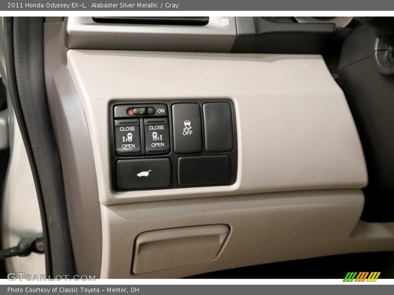 Alabaster Silver Metallic / Gray 2011 Honda Odyssey EX-L