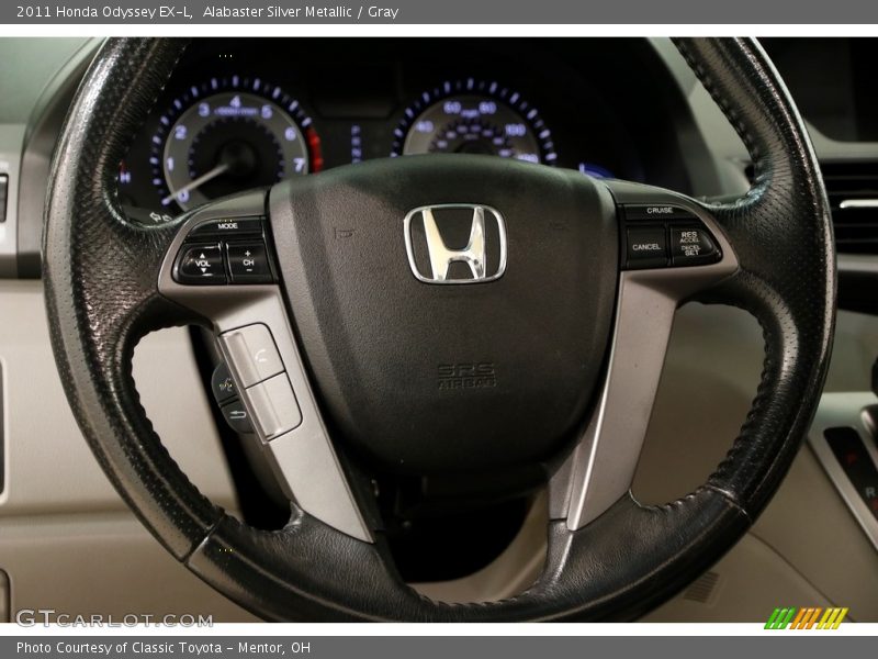 Alabaster Silver Metallic / Gray 2011 Honda Odyssey EX-L