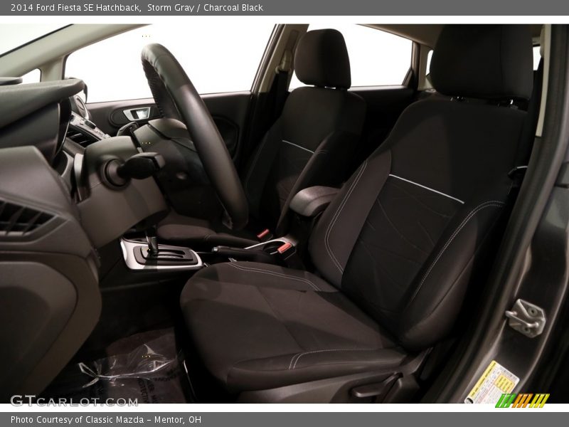 Storm Gray / Charcoal Black 2014 Ford Fiesta SE Hatchback