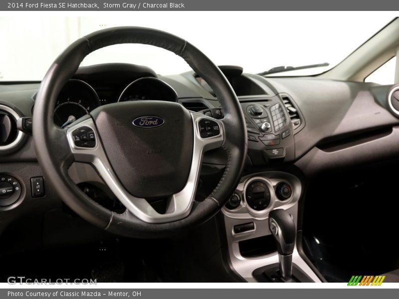 Storm Gray / Charcoal Black 2014 Ford Fiesta SE Hatchback