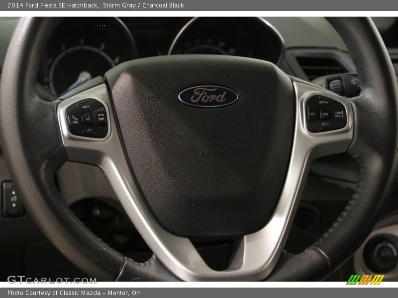 Storm Gray / Charcoal Black 2014 Ford Fiesta SE Hatchback