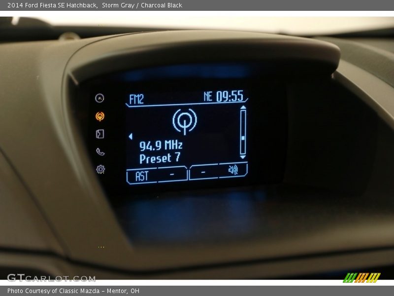 Storm Gray / Charcoal Black 2014 Ford Fiesta SE Hatchback