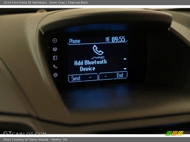 Storm Gray / Charcoal Black 2014 Ford Fiesta SE Hatchback