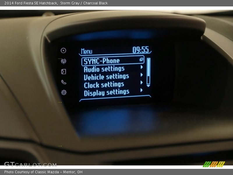 Storm Gray / Charcoal Black 2014 Ford Fiesta SE Hatchback