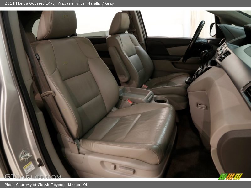 Alabaster Silver Metallic / Gray 2011 Honda Odyssey EX-L