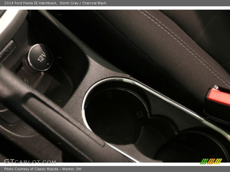 Storm Gray / Charcoal Black 2014 Ford Fiesta SE Hatchback