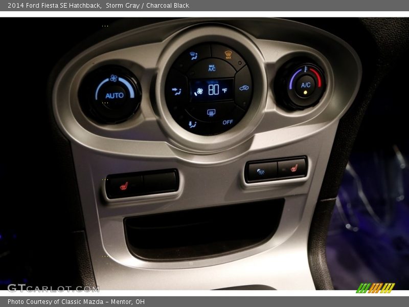 Storm Gray / Charcoal Black 2014 Ford Fiesta SE Hatchback