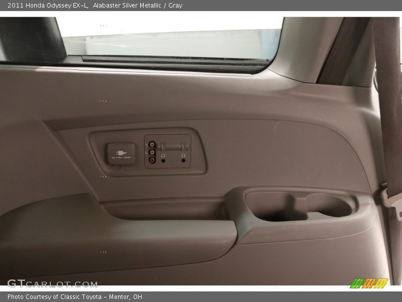 Alabaster Silver Metallic / Gray 2011 Honda Odyssey EX-L