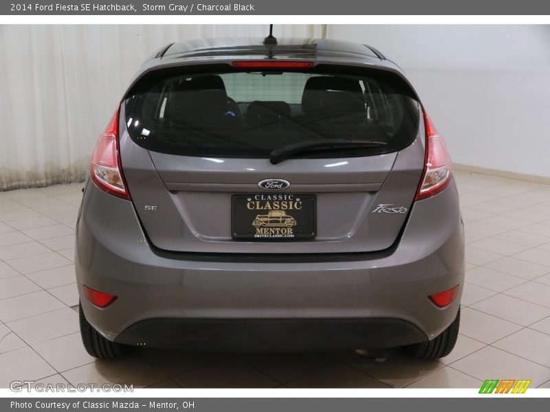 Storm Gray / Charcoal Black 2014 Ford Fiesta SE Hatchback