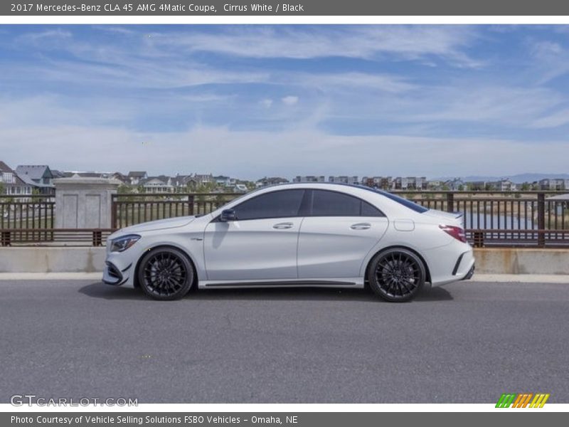 Cirrus White / Black 2017 Mercedes-Benz CLA 45 AMG 4Matic Coupe