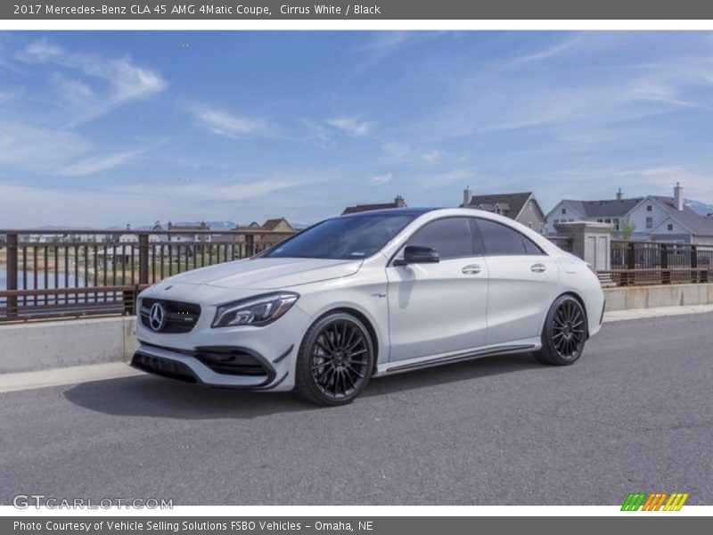 Cirrus White / Black 2017 Mercedes-Benz CLA 45 AMG 4Matic Coupe