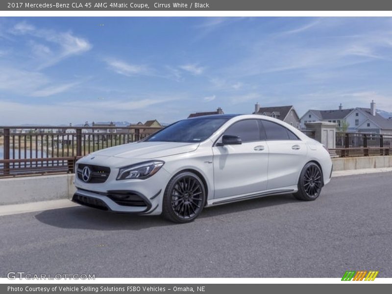 Cirrus White / Black 2017 Mercedes-Benz CLA 45 AMG 4Matic Coupe