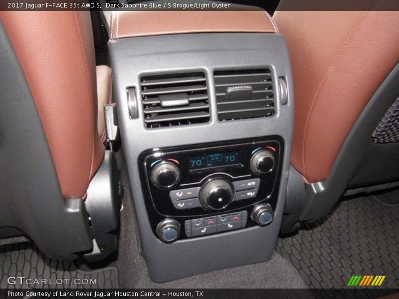 Dark Sapphire Blue / S Brogue/Light Oyster 2017 Jaguar F-PACE 35t AWD S