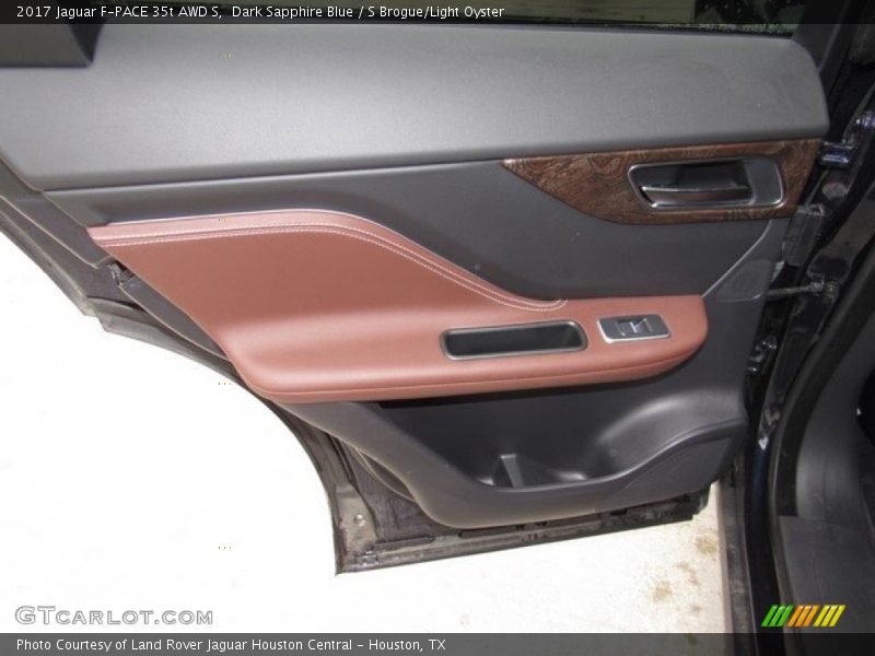 Dark Sapphire Blue / S Brogue/Light Oyster 2017 Jaguar F-PACE 35t AWD S