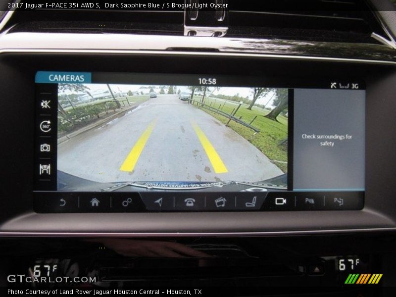 Dark Sapphire Blue / S Brogue/Light Oyster 2017 Jaguar F-PACE 35t AWD S