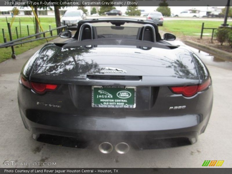 Carpathian Grey Metallic / Ebony 2019 Jaguar F-Type R-Dynamic Convertible