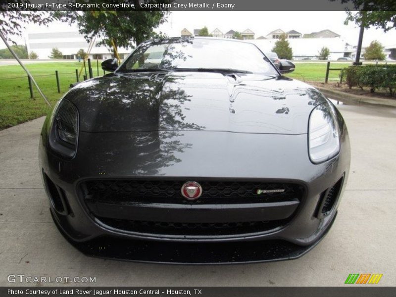 Carpathian Grey Metallic / Ebony 2019 Jaguar F-Type R-Dynamic Convertible