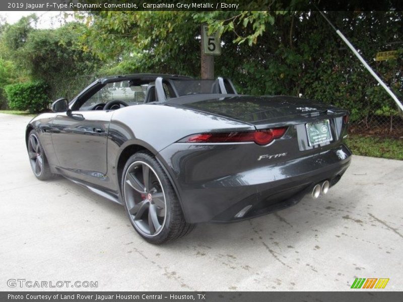 Carpathian Grey Metallic / Ebony 2019 Jaguar F-Type R-Dynamic Convertible