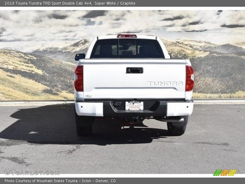 Super White / Graphite 2019 Toyota Tundra TRD Sport Double Cab 4x4