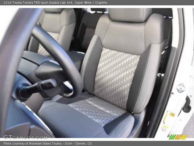 Super White / Graphite 2019 Toyota Tundra TRD Sport Double Cab 4x4