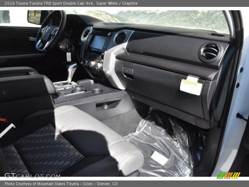 Super White / Graphite 2019 Toyota Tundra TRD Sport Double Cab 4x4