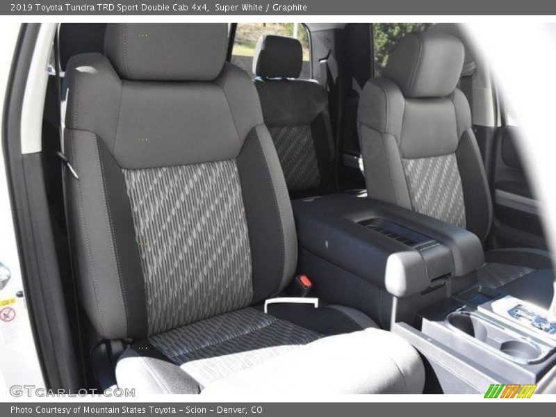 Super White / Graphite 2019 Toyota Tundra TRD Sport Double Cab 4x4