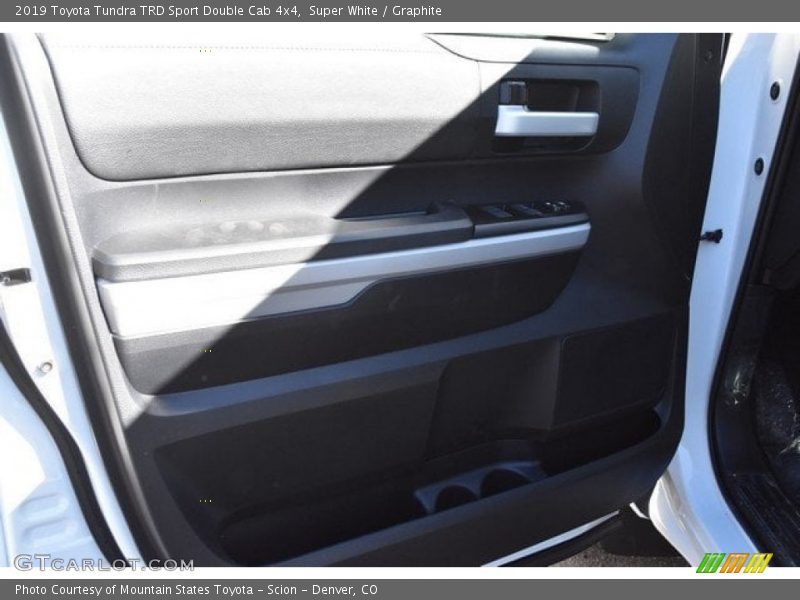 Super White / Graphite 2019 Toyota Tundra TRD Sport Double Cab 4x4
