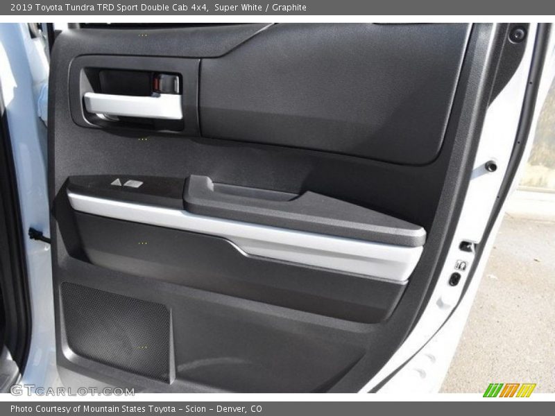 Super White / Graphite 2019 Toyota Tundra TRD Sport Double Cab 4x4