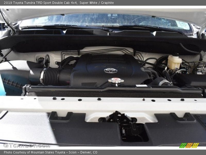 Super White / Graphite 2019 Toyota Tundra TRD Sport Double Cab 4x4