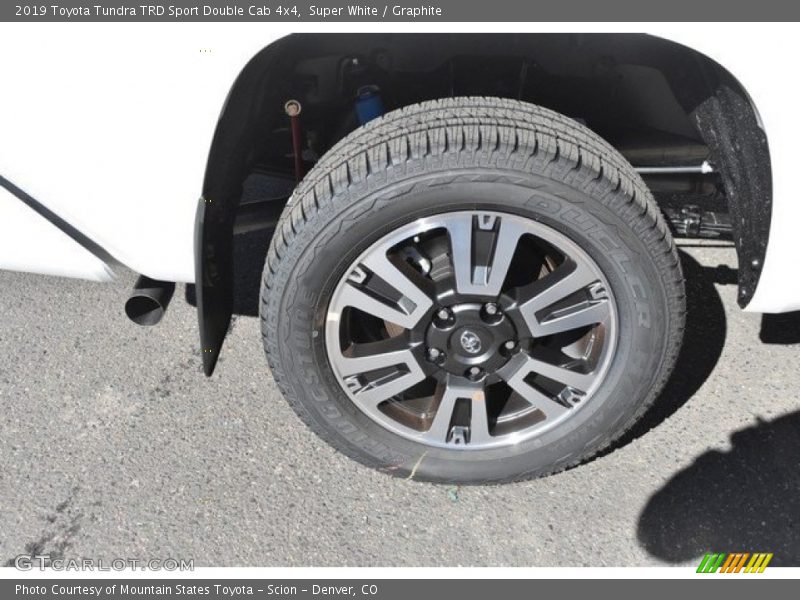 Super White / Graphite 2019 Toyota Tundra TRD Sport Double Cab 4x4