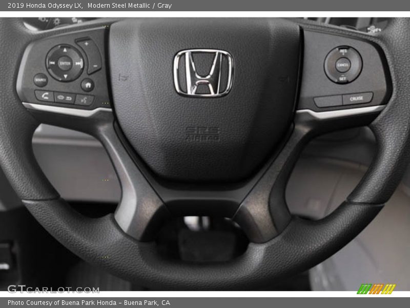 Modern Steel Metallic / Gray 2019 Honda Odyssey LX