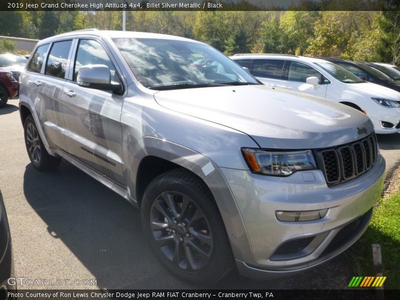 Billet Silver Metallic / Black 2019 Jeep Grand Cherokee High Altitude 4x4