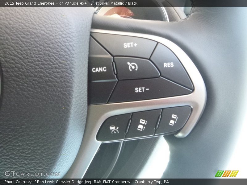 Controls of 2019 Grand Cherokee High Altitude 4x4