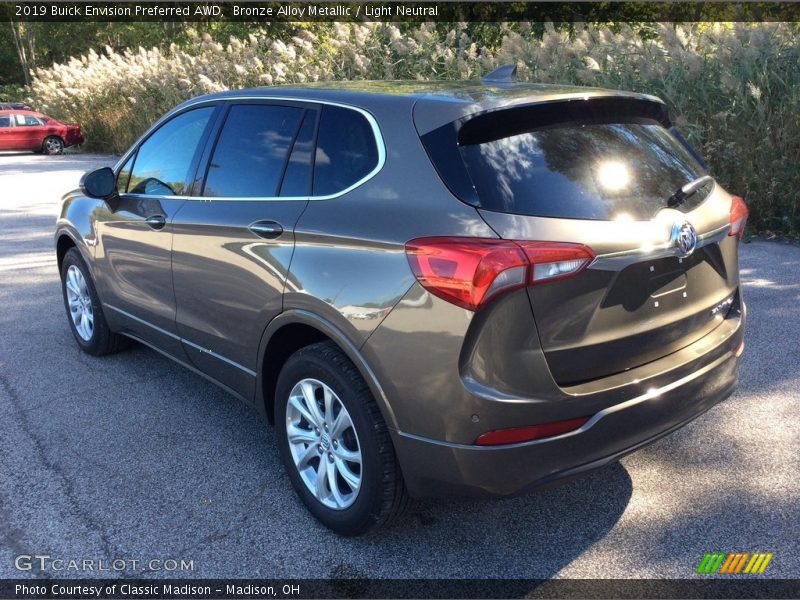 Bronze Alloy Metallic / Light Neutral 2019 Buick Envision Preferred AWD