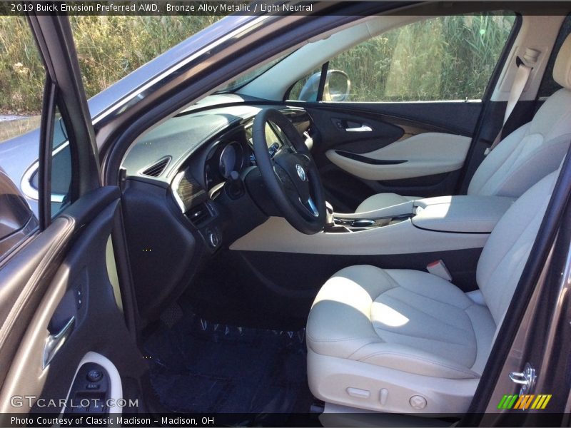 Front Seat of 2019 Envision Preferred AWD