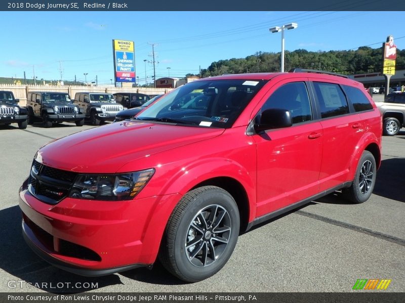 Redline / Black 2018 Dodge Journey SE