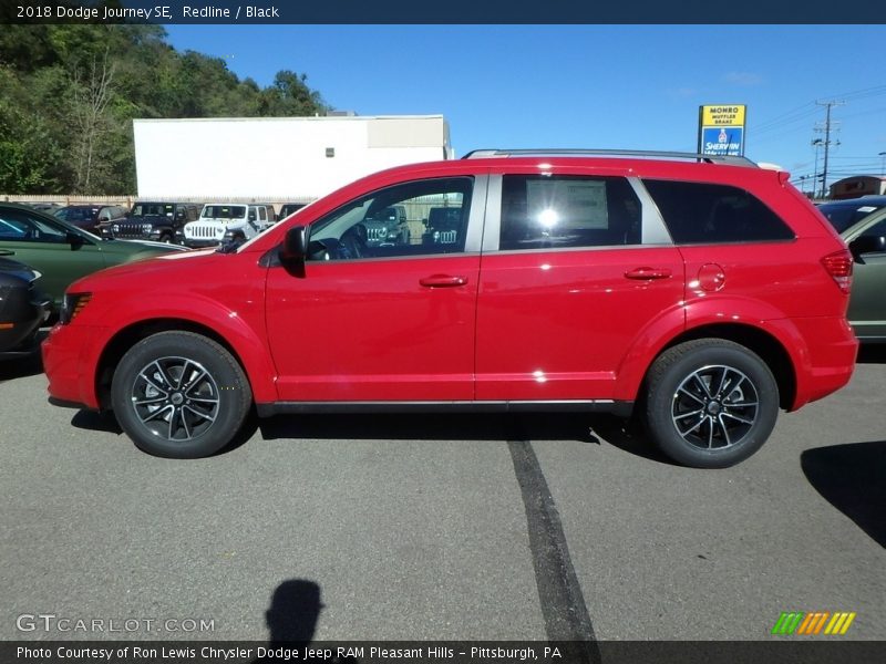 Redline / Black 2018 Dodge Journey SE
