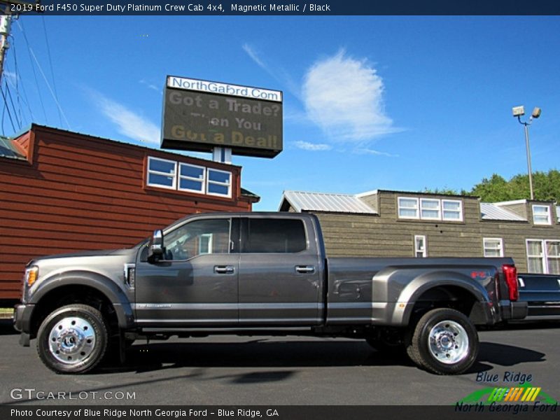 Magnetic Metallic / Black 2019 Ford F450 Super Duty Platinum Crew Cab 4x4