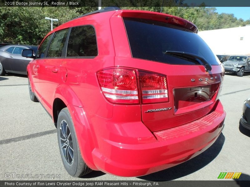 Redline / Black 2018 Dodge Journey SE