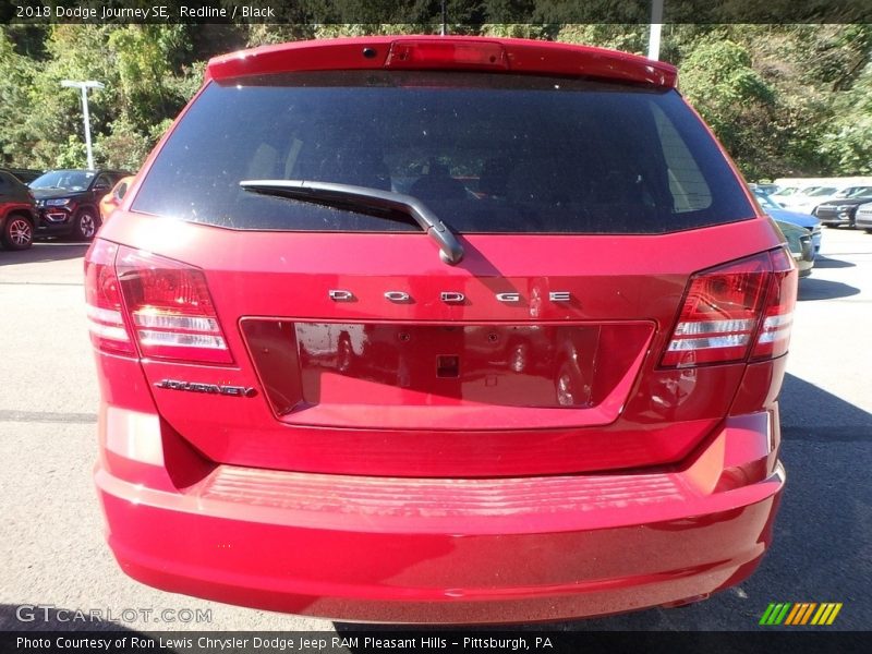 Redline / Black 2018 Dodge Journey SE