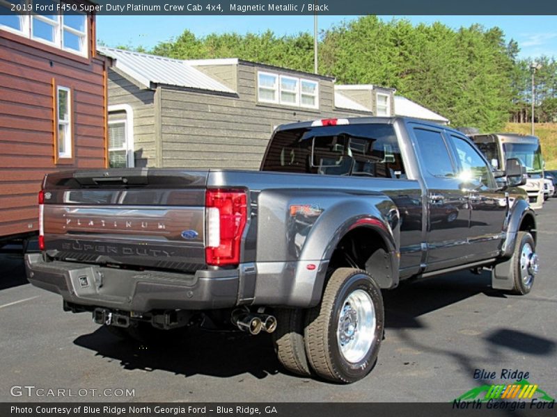 Magnetic Metallic / Black 2019 Ford F450 Super Duty Platinum Crew Cab 4x4