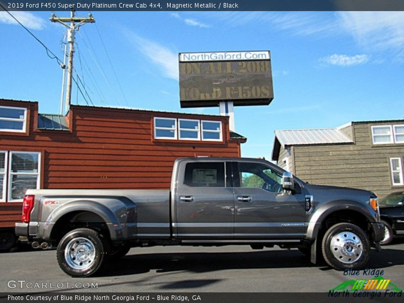Magnetic Metallic / Black 2019 Ford F450 Super Duty Platinum Crew Cab 4x4
