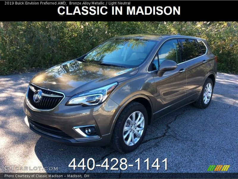 Bronze Alloy Metallic / Light Neutral 2019 Buick Envision Preferred AWD