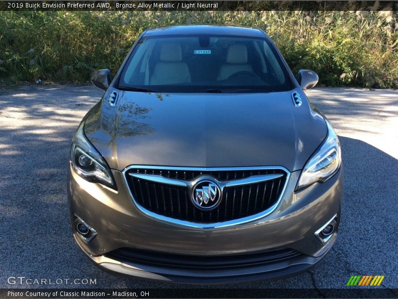 Bronze Alloy Metallic / Light Neutral 2019 Buick Envision Preferred AWD