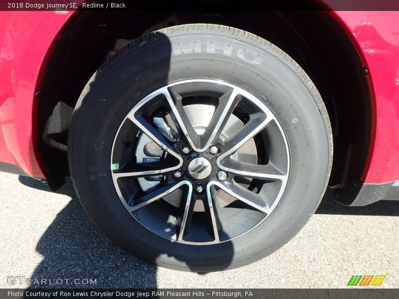 Redline / Black 2018 Dodge Journey SE