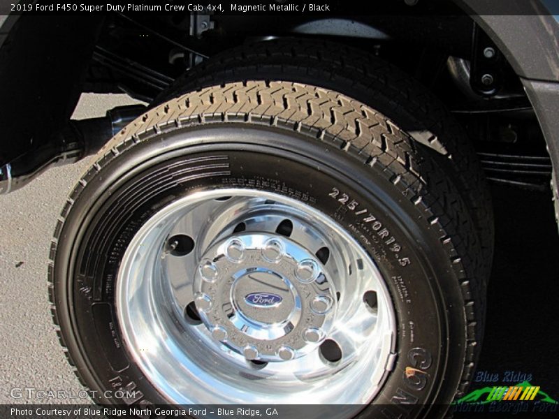 Magnetic Metallic / Black 2019 Ford F450 Super Duty Platinum Crew Cab 4x4