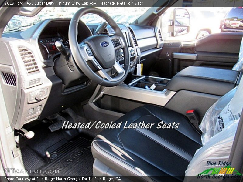 Magnetic Metallic / Black 2019 Ford F450 Super Duty Platinum Crew Cab 4x4