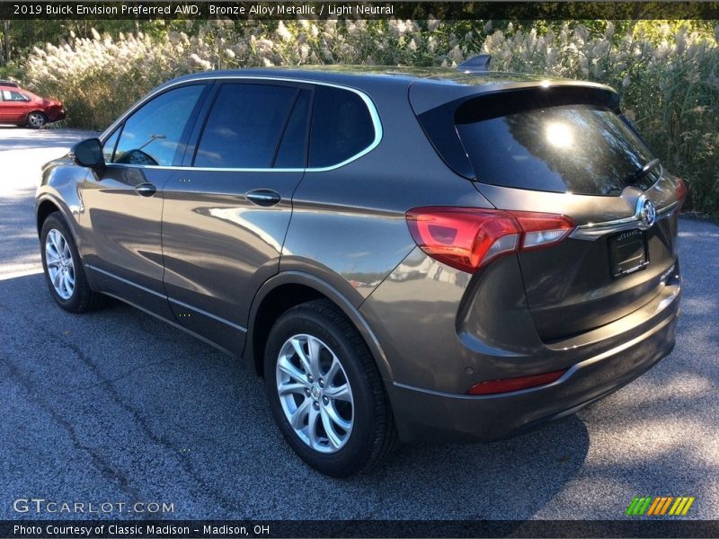 Bronze Alloy Metallic / Light Neutral 2019 Buick Envision Preferred AWD