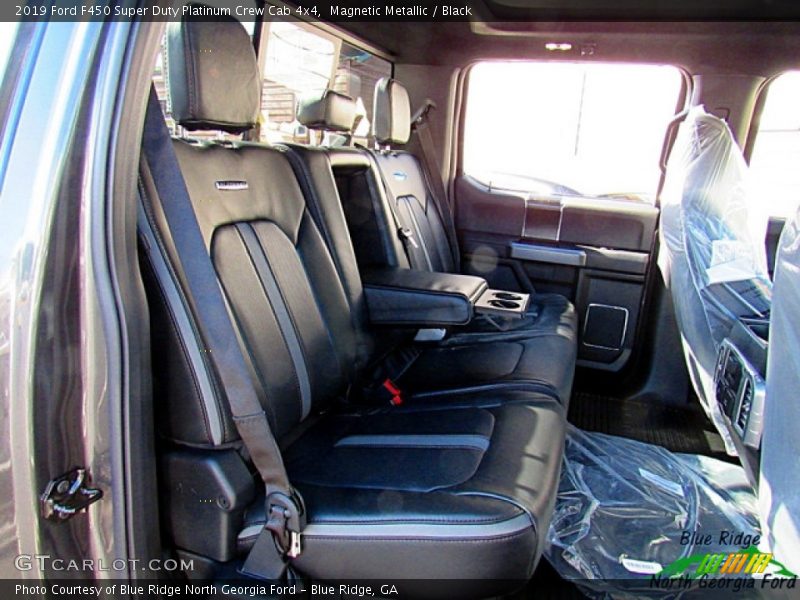 Magnetic Metallic / Black 2019 Ford F450 Super Duty Platinum Crew Cab 4x4